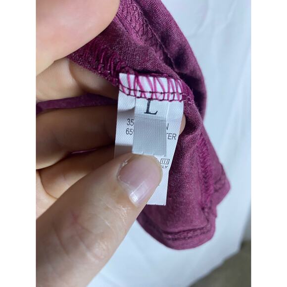Womens soft tank top size Large Maroon - Picture 5 of 5